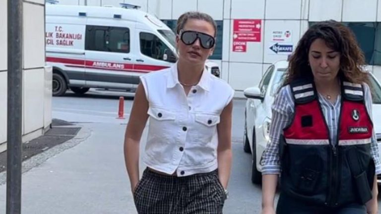 Serenay Sarıkaya serbest bırakıldı! Sağlık kontrolüne elleri cebinde geldi